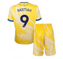 Crystal Palace Eddie Nketiah #9 Koszulka Wyjazdowa dzieci 2024-25 Krótki Rękaw (+ krótkie spodenki)